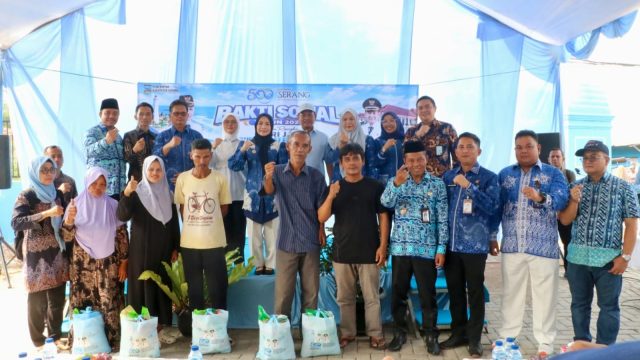 Hari Jadi ke-500 Kabupaten Serang, Bupati Ratu Zakiyah Bagikan 14.500 Paket Sembako