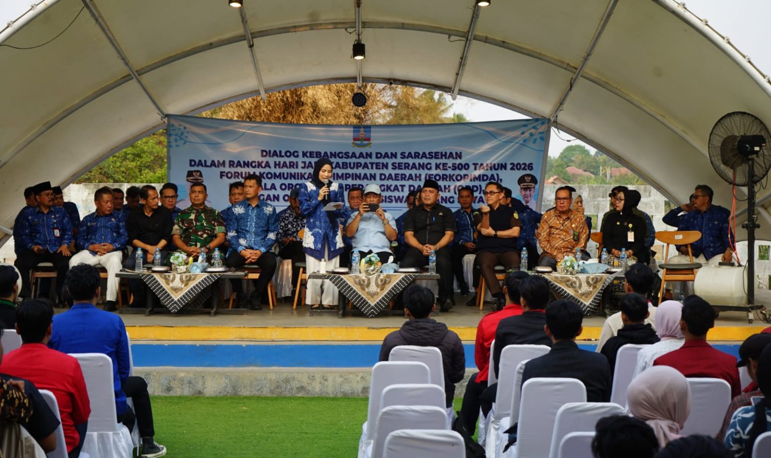 Hadirkan Ruang Dialog, Bupati Serang Nilai Mahasiswa Elemen Penting ...