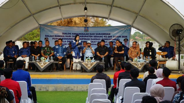 Hadirkan Ruang Dialog, Bupati Serang Nilai Mahasiswa Elemen Penting Pembangunan Daerah